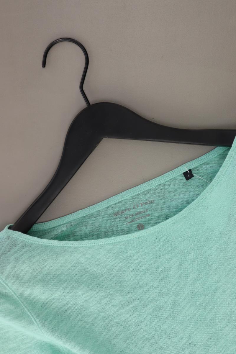Marc O'Polo T-Shirt Gr. S Kurzarm türkis aus Baumwolle