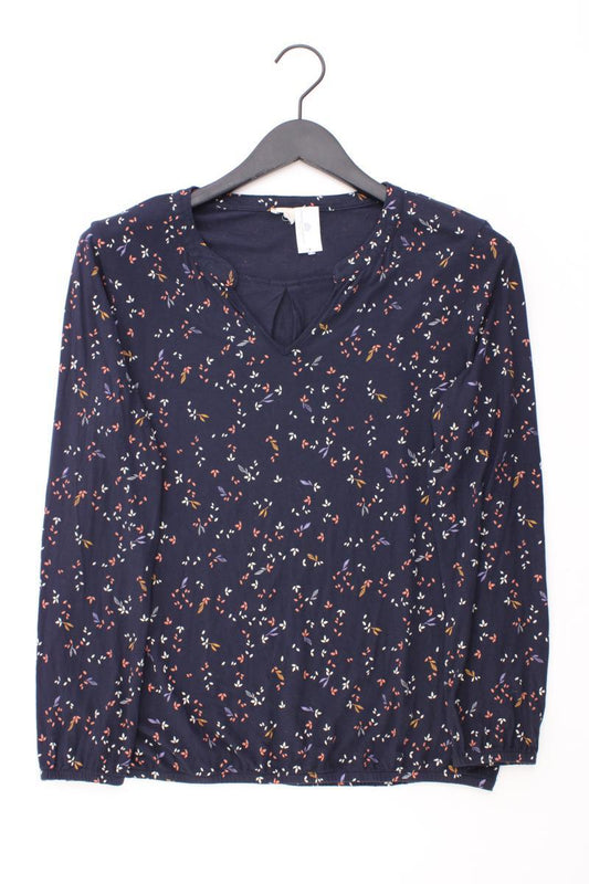 Esprit Printshirt Gr. S Langarm blau