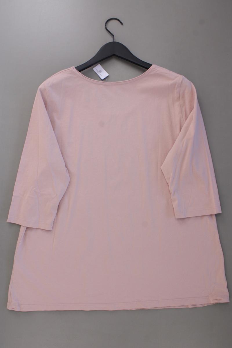 Ulla Popken Printshirt Gr. 46/48 3/4 Ärmel rosa aus Baumwolle