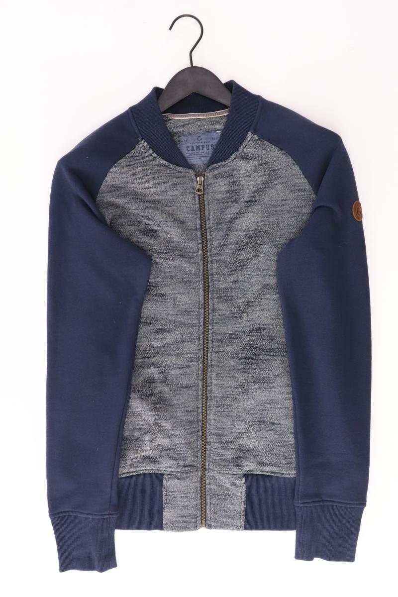 Campus by Marc O'Polo Regular Strickjacke für Herren Gr. M Langarm blau