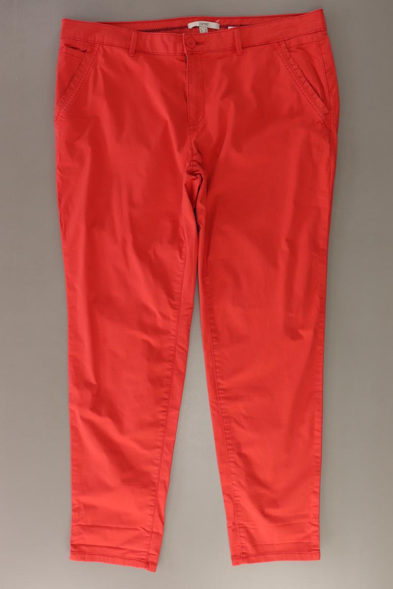 Esprit Chinohose Gr. 42 rot aus Baumwolle