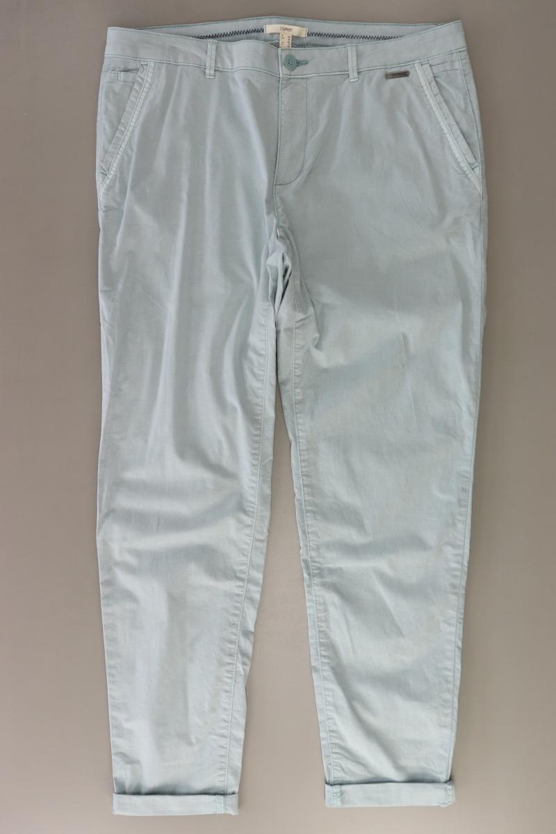 Esprit Chinohose Gr. 42 blau aus Baumwolle