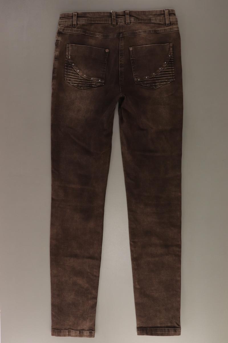 Biba Straight Jeans Gr. 34 braun aus Baumwolle