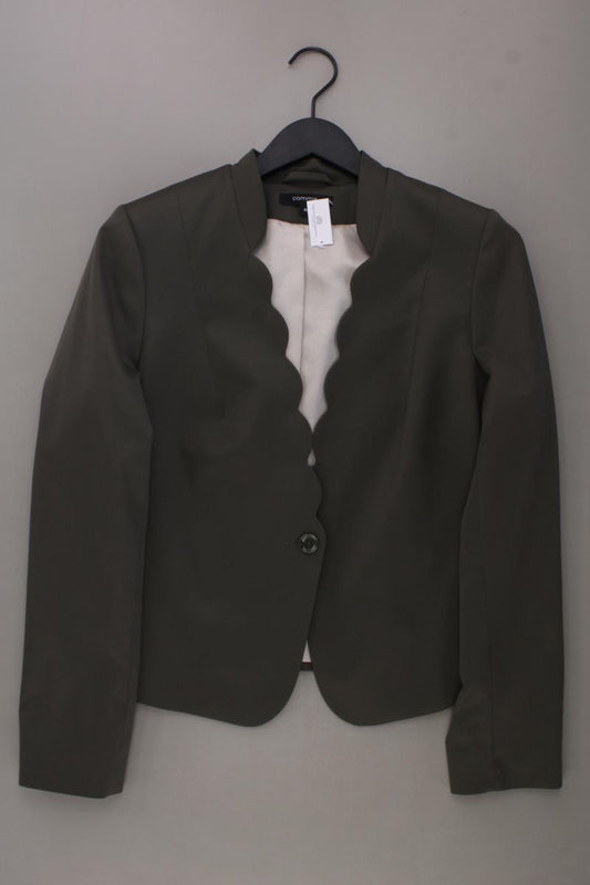 comma, Classic Blazer Gr. 44 neuwertig olivgrün aus Polyester