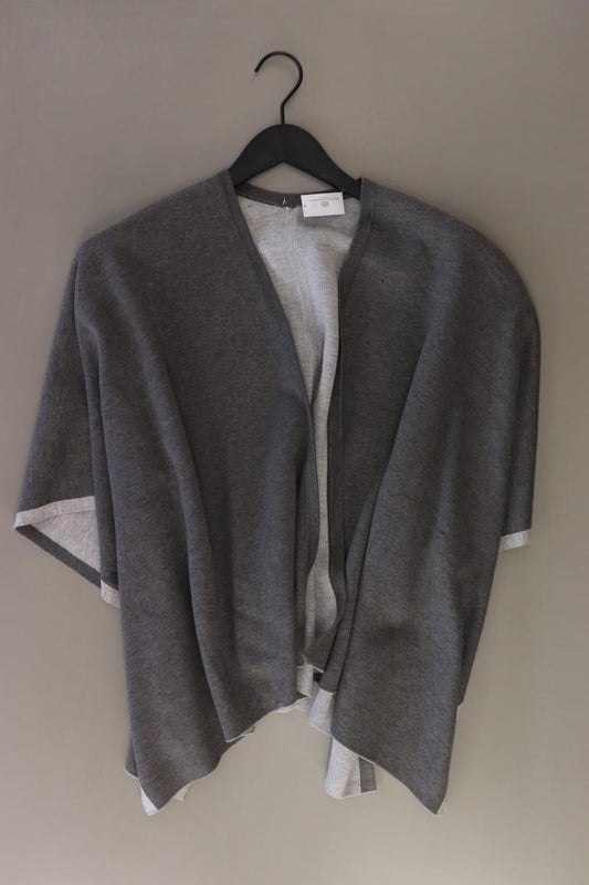 Poncho Gr. OneSize 3/4 Ärmel grau