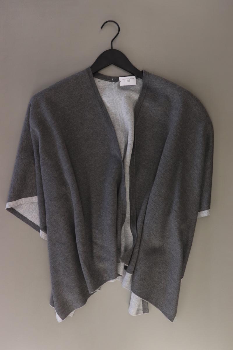 Poncho Gr. OneSize 3/4 Ärmel grau
