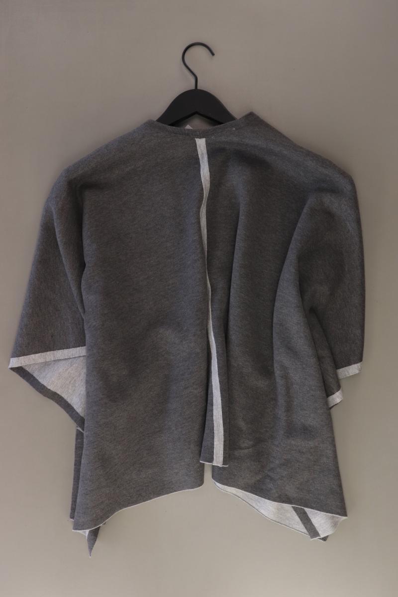 Poncho Gr. OneSize 3/4 Ärmel grau