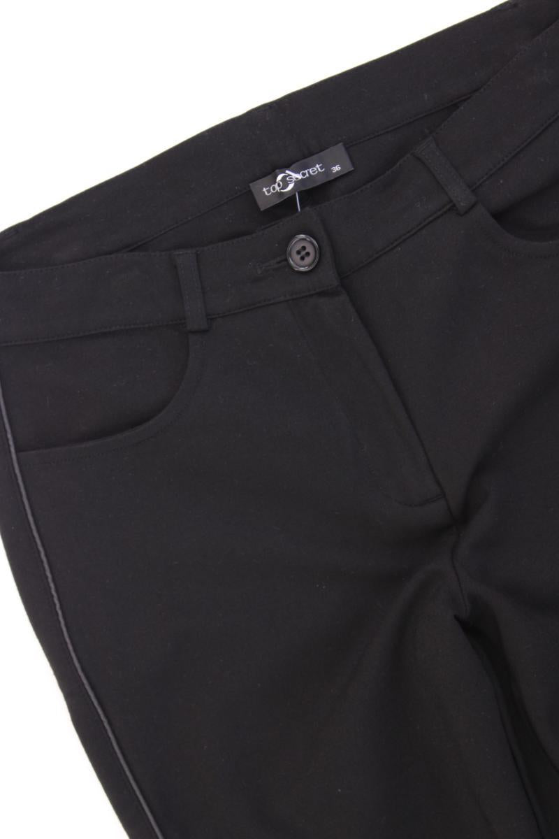 Top Secret Stoffhose Gr. 36 schwarz aus Viskose