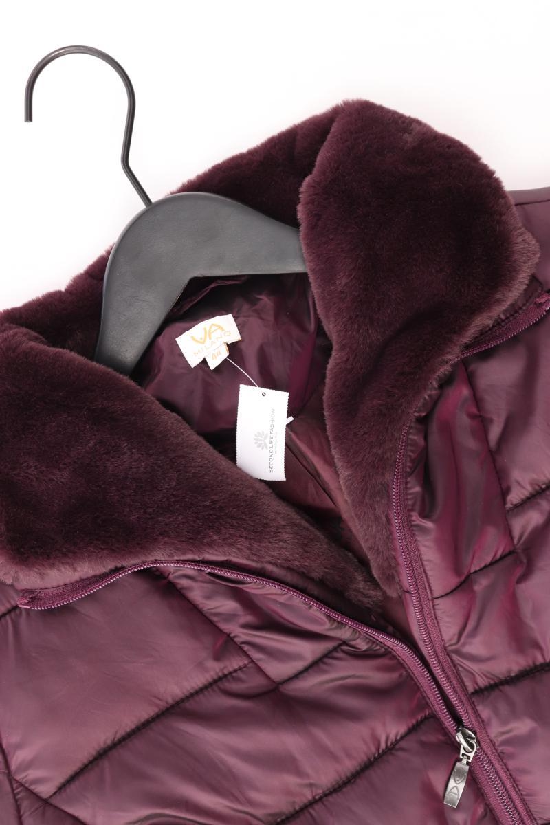 VA Milano Wintermantel Gr. 44 lila aus Polyester