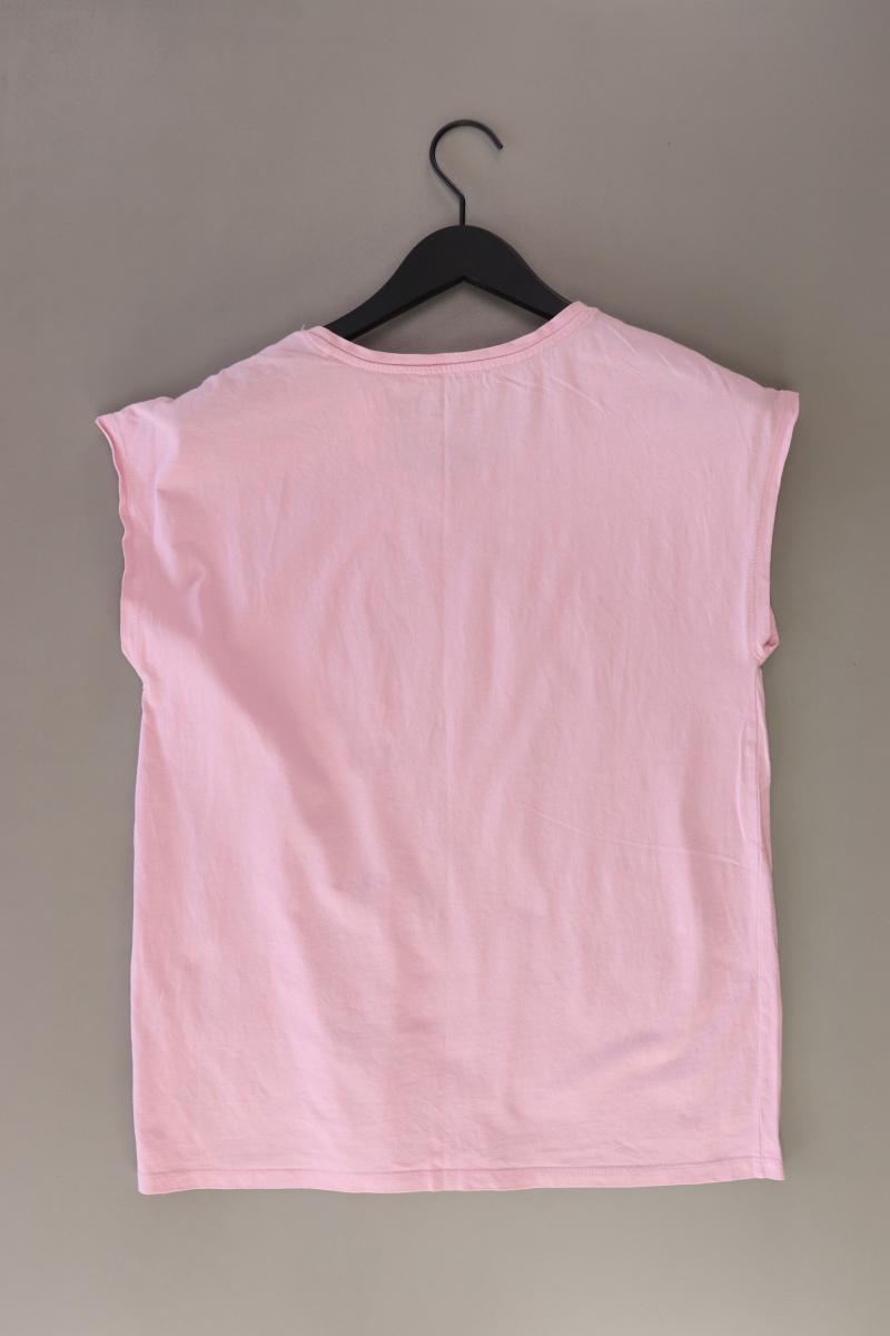 edc by Esprit Printshirt Gr. L Kurzarm rosa aus Baumwolle