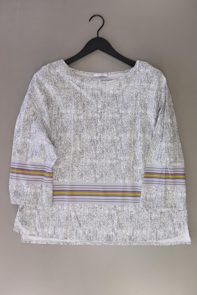 Pure by Lucia Bluse Gr. 46 3/4 Ärmel grau aus Viskose