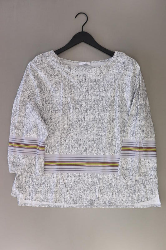 Pure by Lucia Bluse Gr. 46 3/4 Ärmel grau aus Viskose