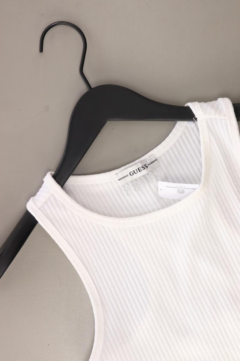 Guess Trägertop Gr. S weiß aus Baumwolle
