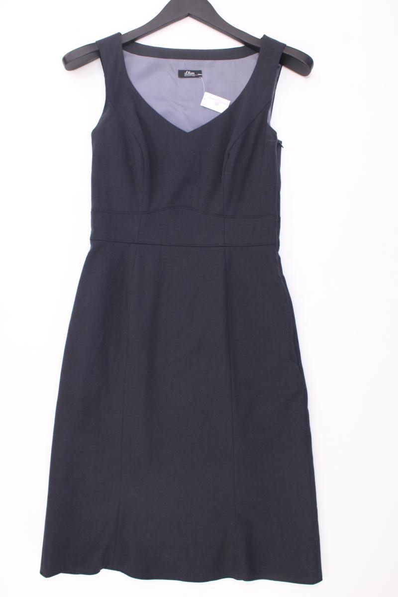 s.Oliver Selection Bleistiftkleid Gr. 34 Ärmellos grau aus Polyester