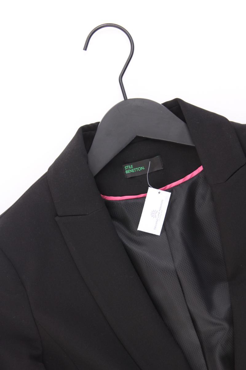 Benetton Slim Blazer Gr. 34 schwarz