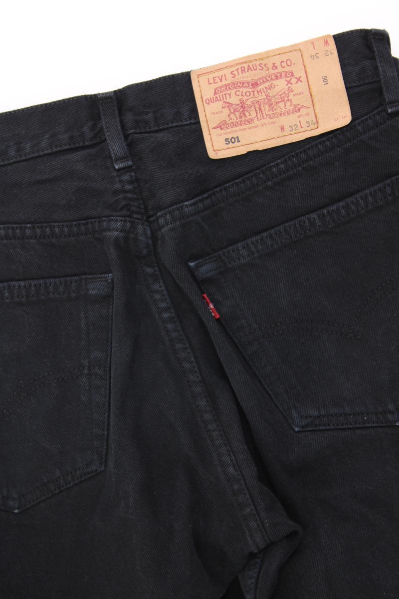 Levi's Straight Jeans für Herren Gr. W32/L34 schwarz