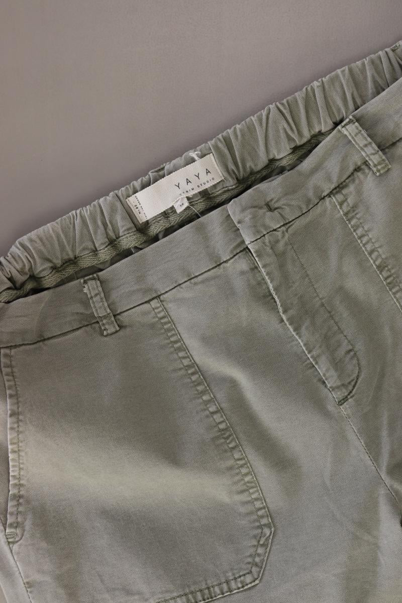 YAYA Hose Gr. 44 olivgrün aus Baumwolle