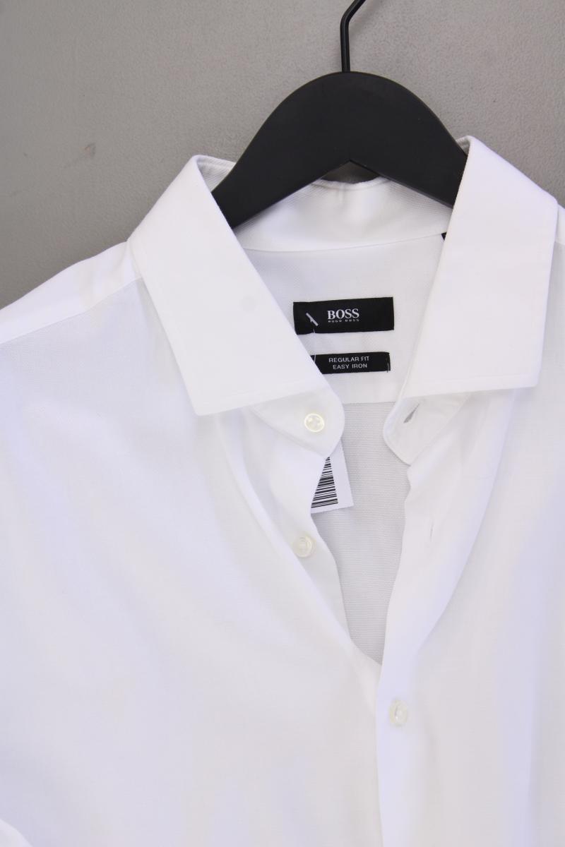 BOSS by Hugo Boss Langarmhemd für Herren Gr. Hemdgröße 44 weiß