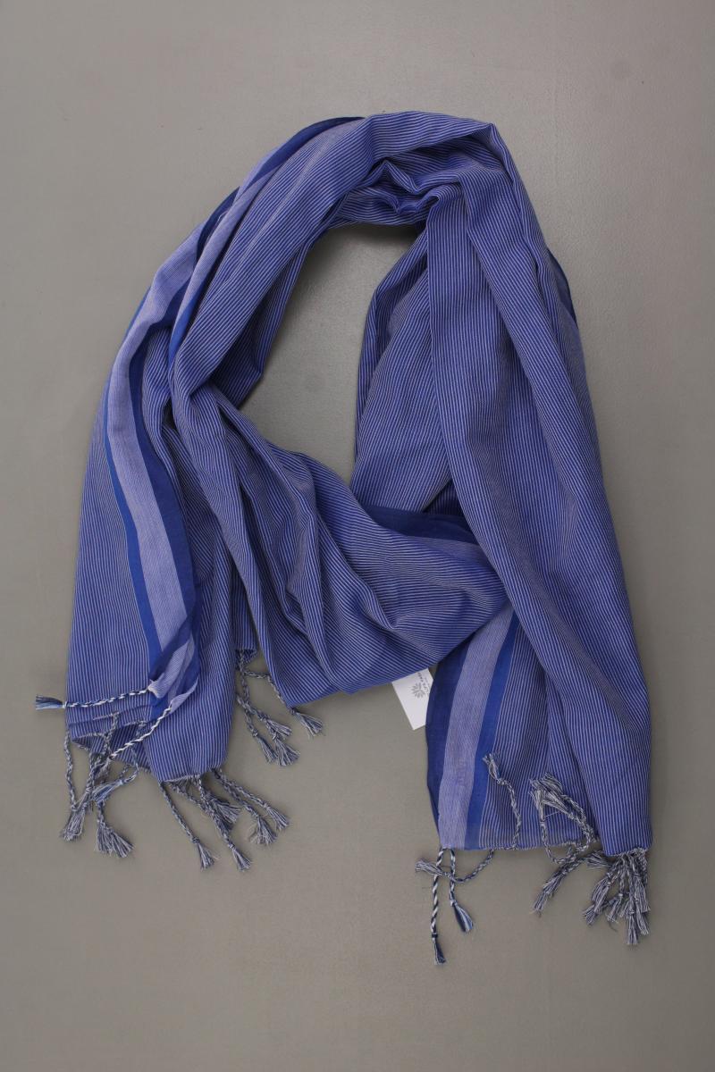 Moods Tuch für Herren blau aus Baumwolle