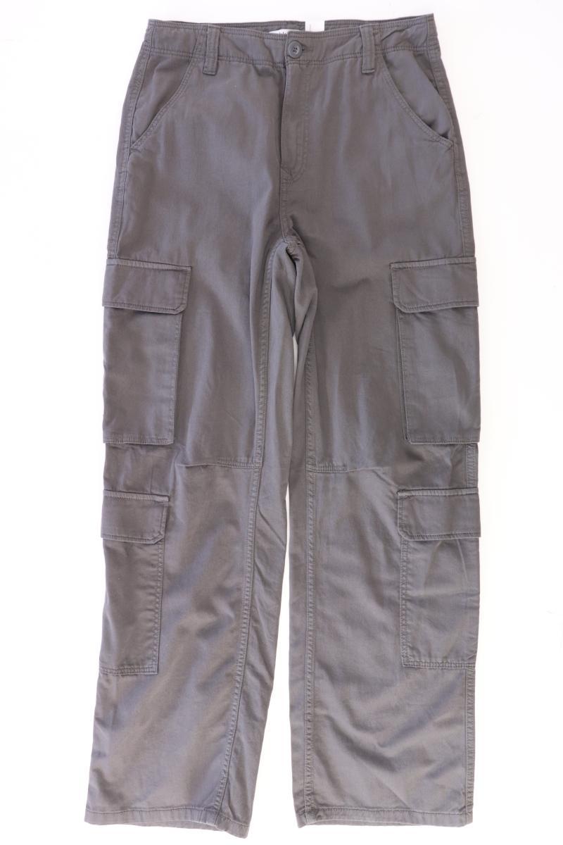 Bershka Cargohose Gr. 38 grau aus Baumwolle