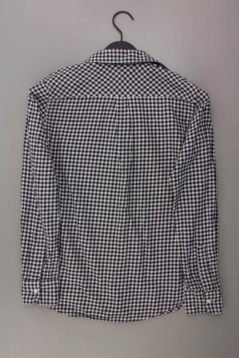 Uniqlo Karobluse Gr. S kariert Langarm grau aus Baumwolle