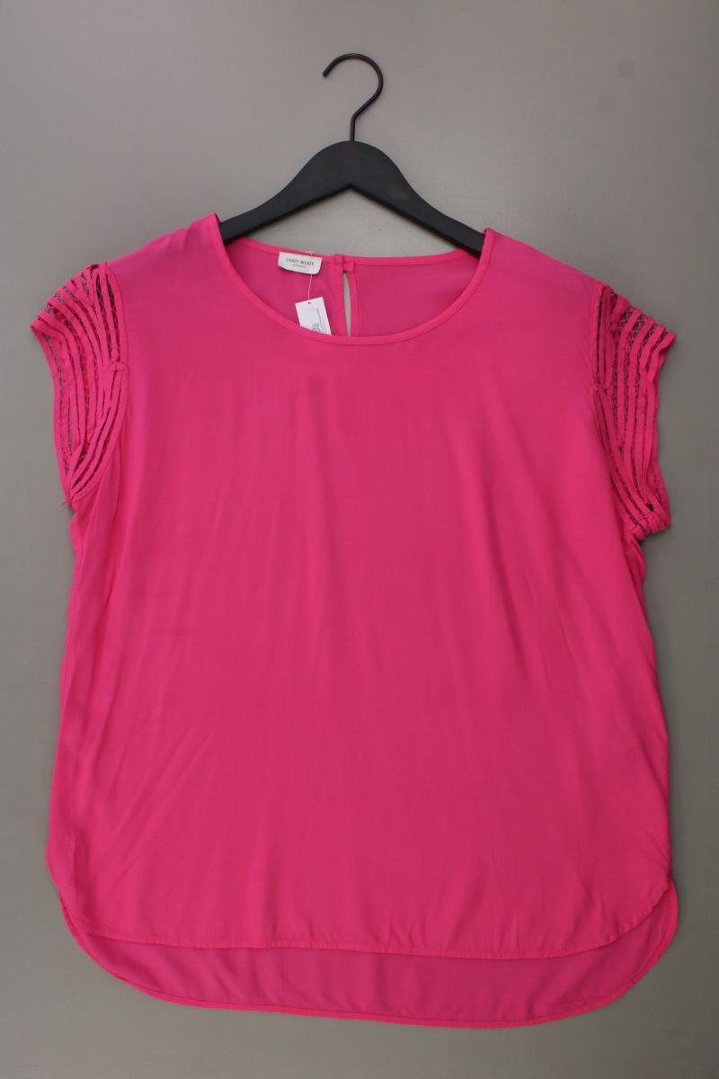 Gerry Weber Kurzarmbluse Gr. 40 neuwertig pink aus Viskose