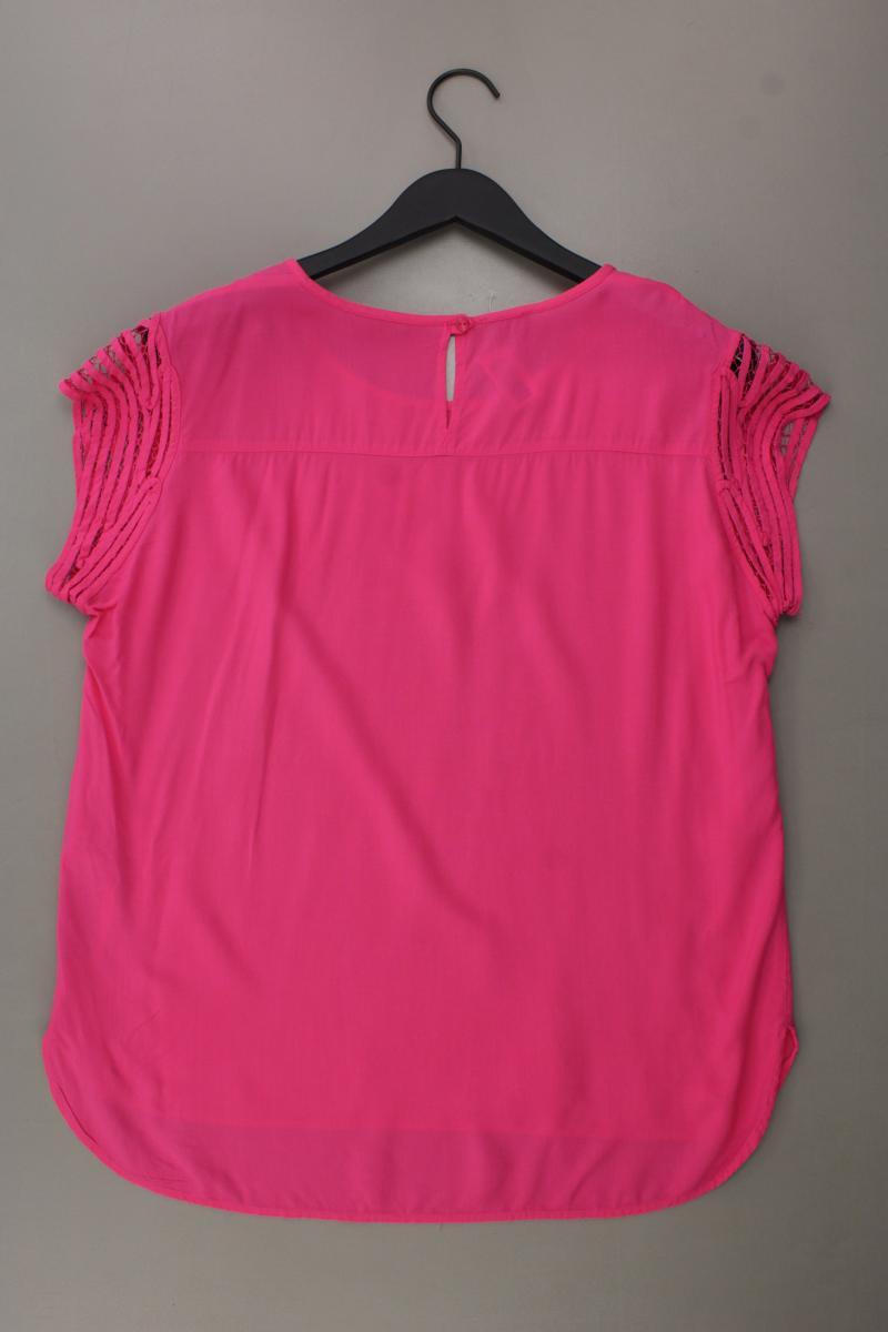 Gerry Weber Kurzarmbluse Gr. 40 neuwertig pink aus Viskose