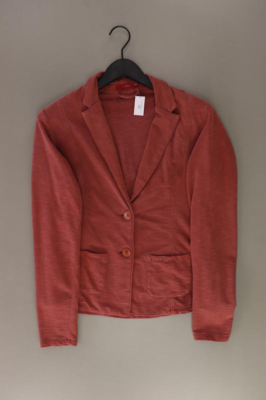 s.Oliver Jerseyblazer Gr. 38 rot aus Baumwolle