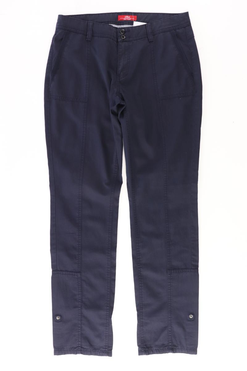 s.Oliver Hose Gr. 38 blau aus Baumwolle