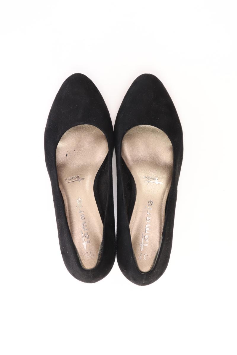 Tamaris Pumps Gr. 37 schwarz aus Leder