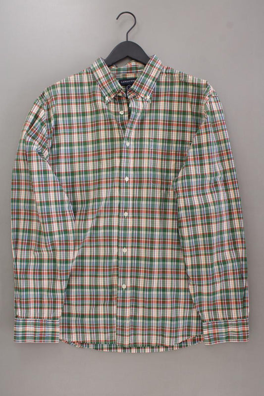 Lands' End Karohemd für Herren Gr. XL kariert neuwertig Langarm grün
