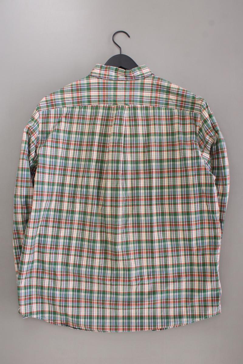 Lands' End Karohemd für Herren Gr. XL kariert neuwertig Langarm grün