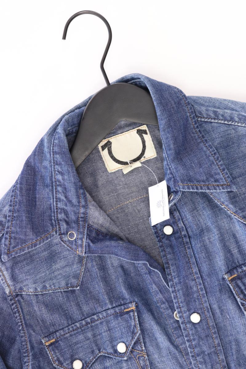 True Religion Langarmhemd für Herren Gr. S blau aus Baumwolle