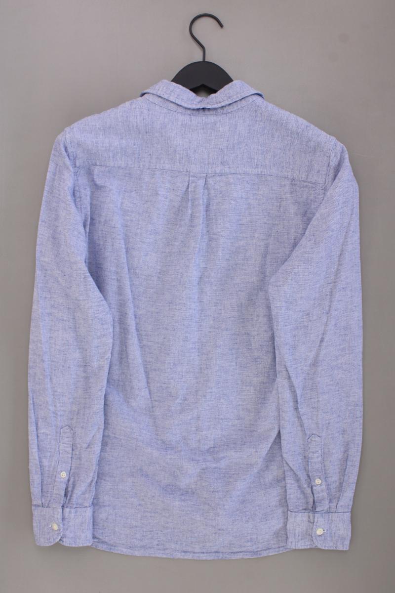 Superdry Langarmhemd für Herren Gr. M blau aus Baumwolle