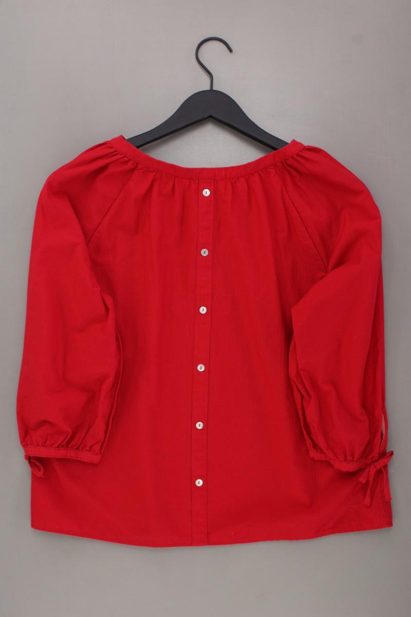 s.Oliver Classic Bluse Gr. 38 3/4 Ärmel rot aus Baumwolle