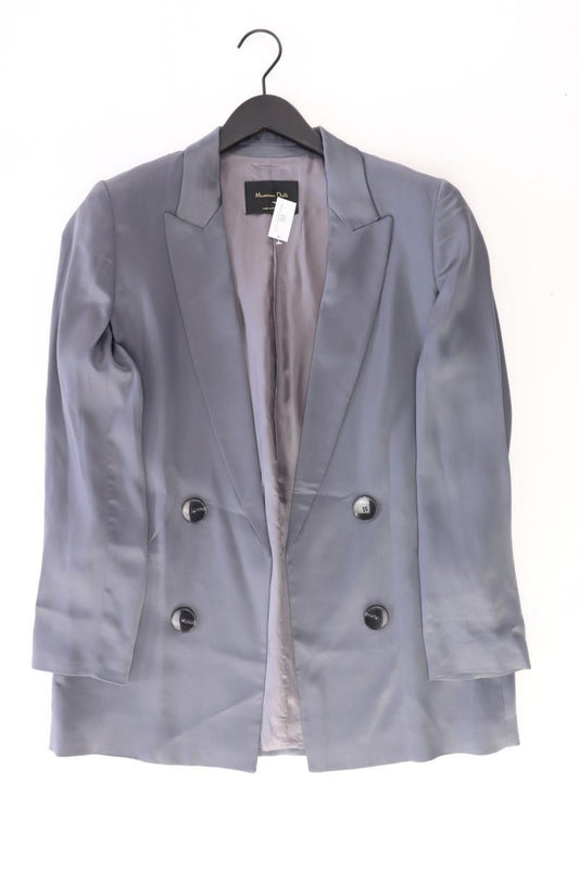 Massimo Dutti Longblazer Gr. 38 grau aus Cupro