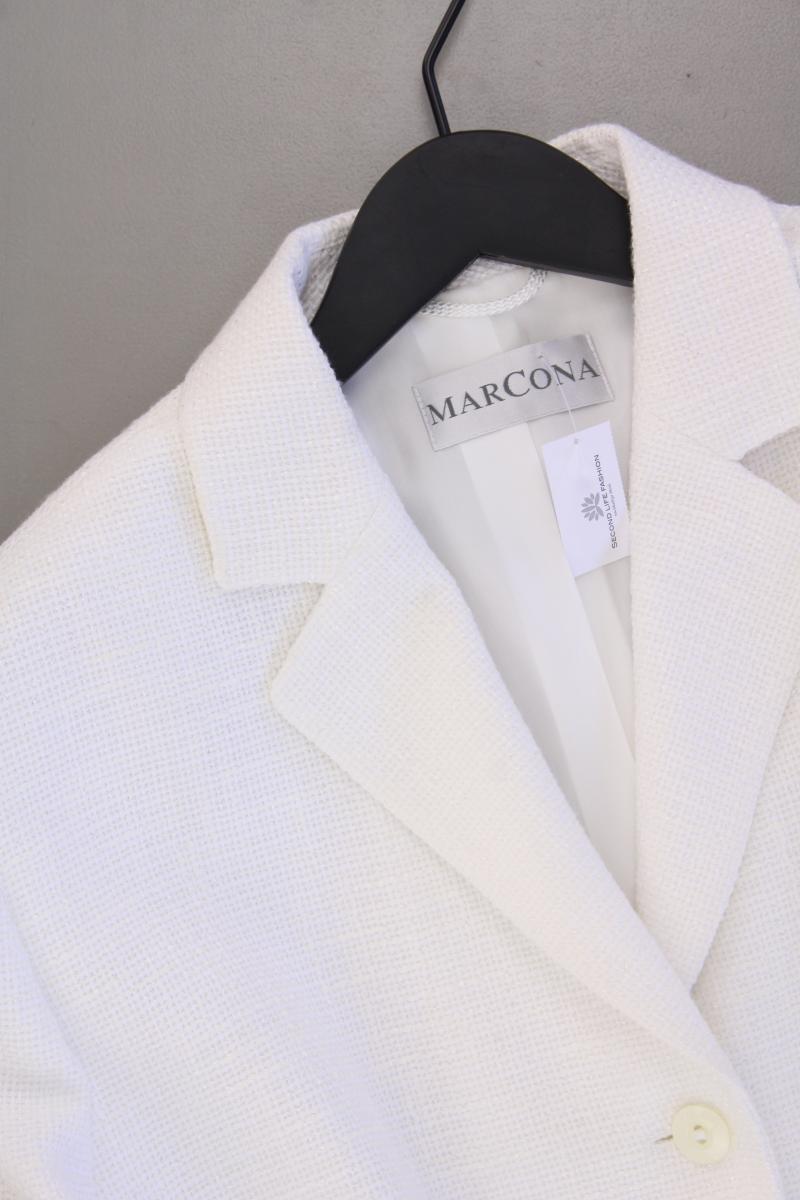 Marcona Longblazer Gr. Kurzgröße 22 neuwertig creme aus Baumwolle