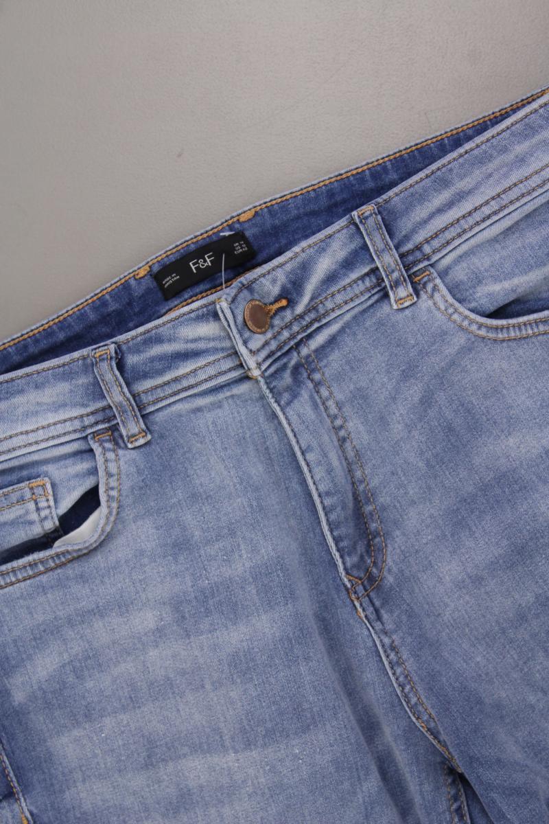 F&F Skinny Jeans Gr. 42 blau aus Baumwolle