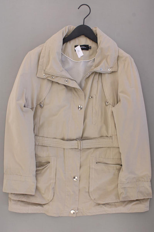 CLARINA Übergangsjacke Gr. 48 creme aus Baumwolle
