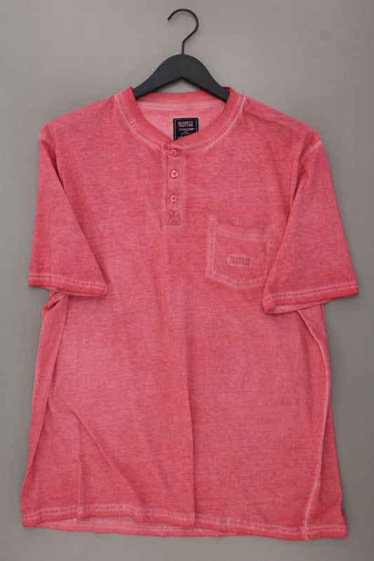 Globe Trotter T-Shirt Gr. XXL Kurzarm rosa aus Baumwolle