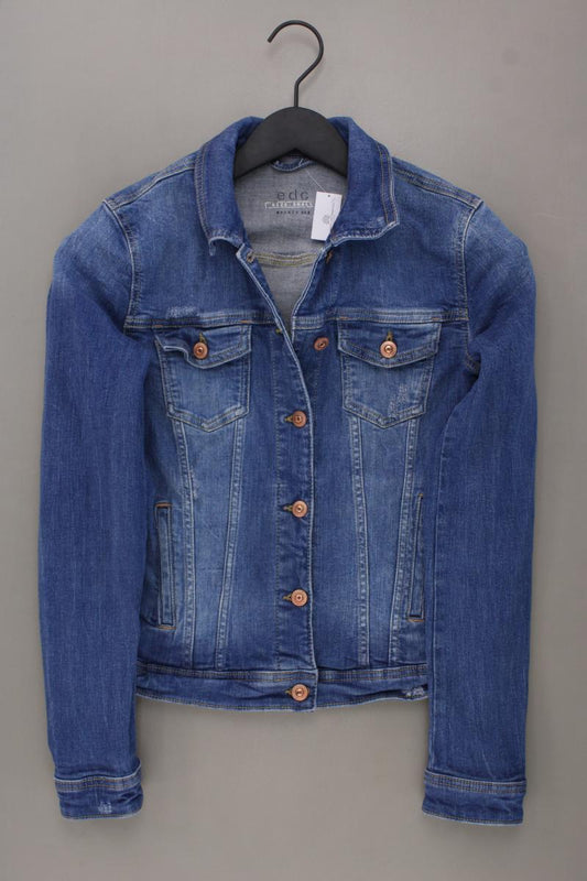 edc by Esprit Jeansjacke Gr. S neuwertig blau aus Baumwolle