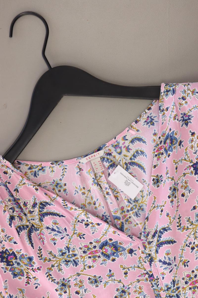 Esprit Kurzarmbluse Gr. 42 rosa