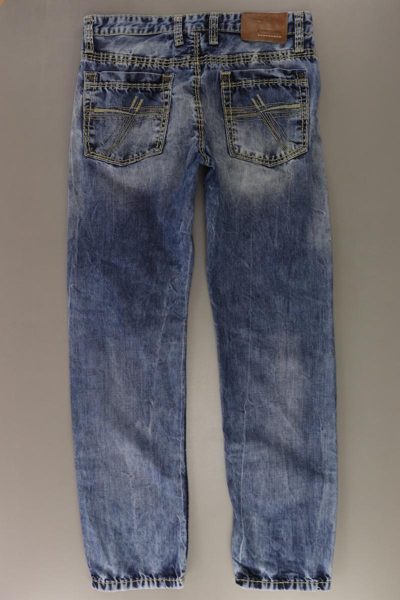 Camp David Straight Jeans für Herren Gr. W32/L32 blau aus Baumwolle