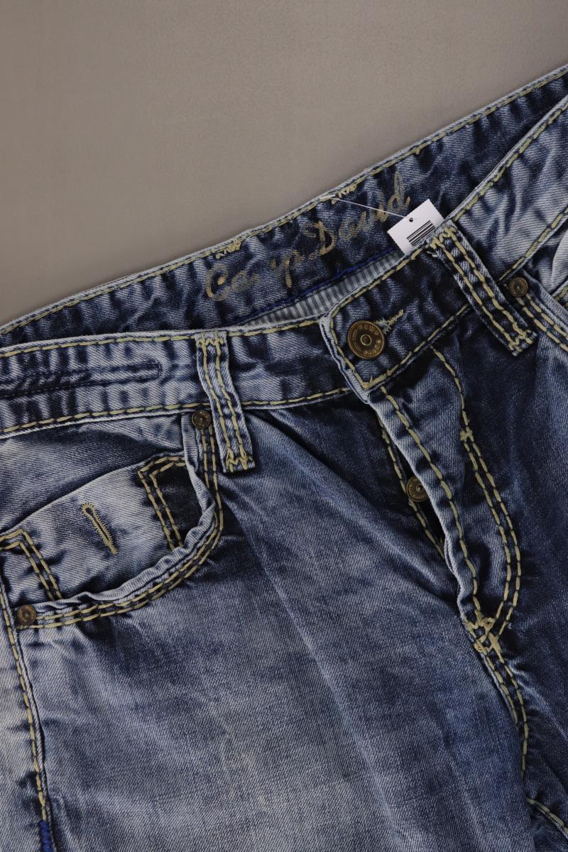Camp David Straight Jeans für Herren Gr. W32/L32 blau aus Baumwolle