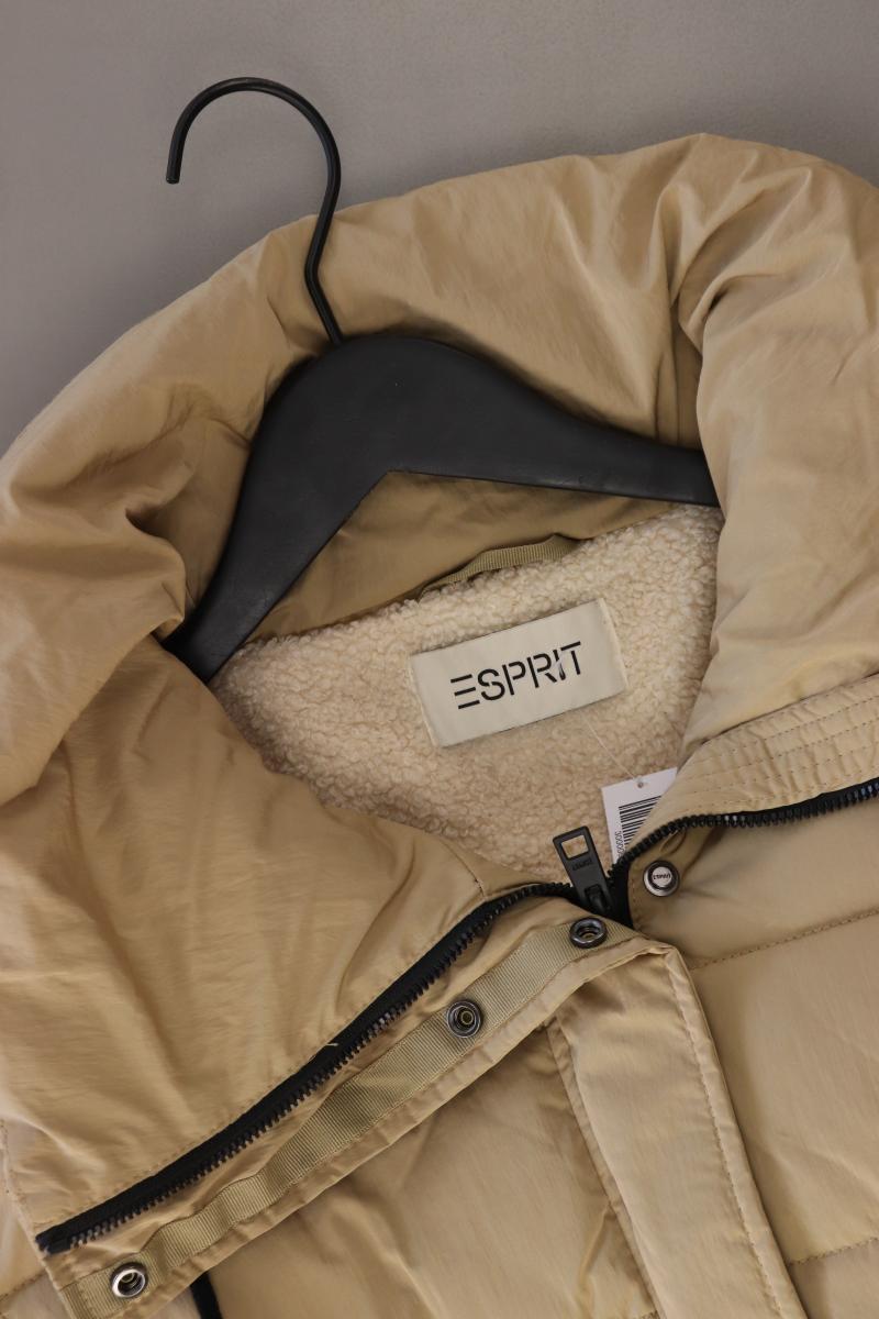Esprit Lange Jacke Gr. XL neuwertig creme aus Polyamid