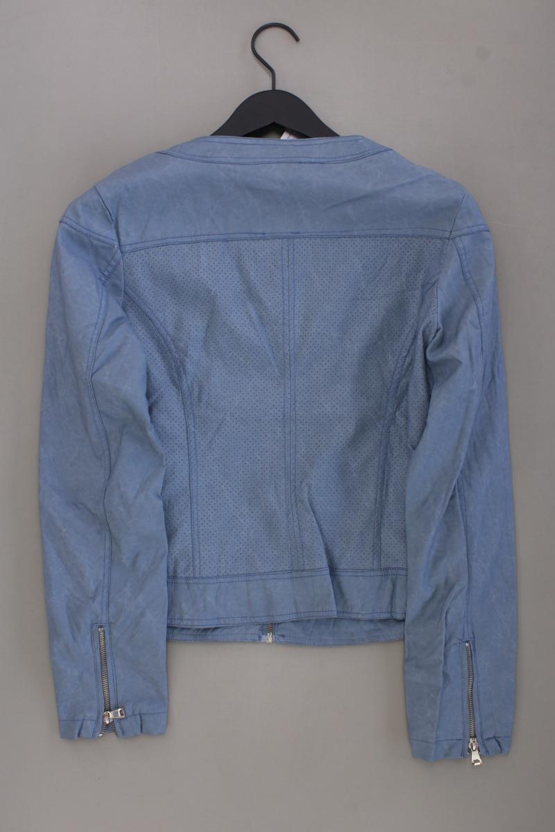 Senes Paris Kunstlederjacke Gr. L blau aus Polyurethan