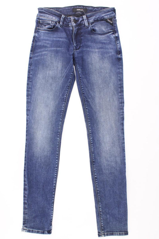 Replay Skinny Jeans Gr. W26/L30 blau aus Baumwolle