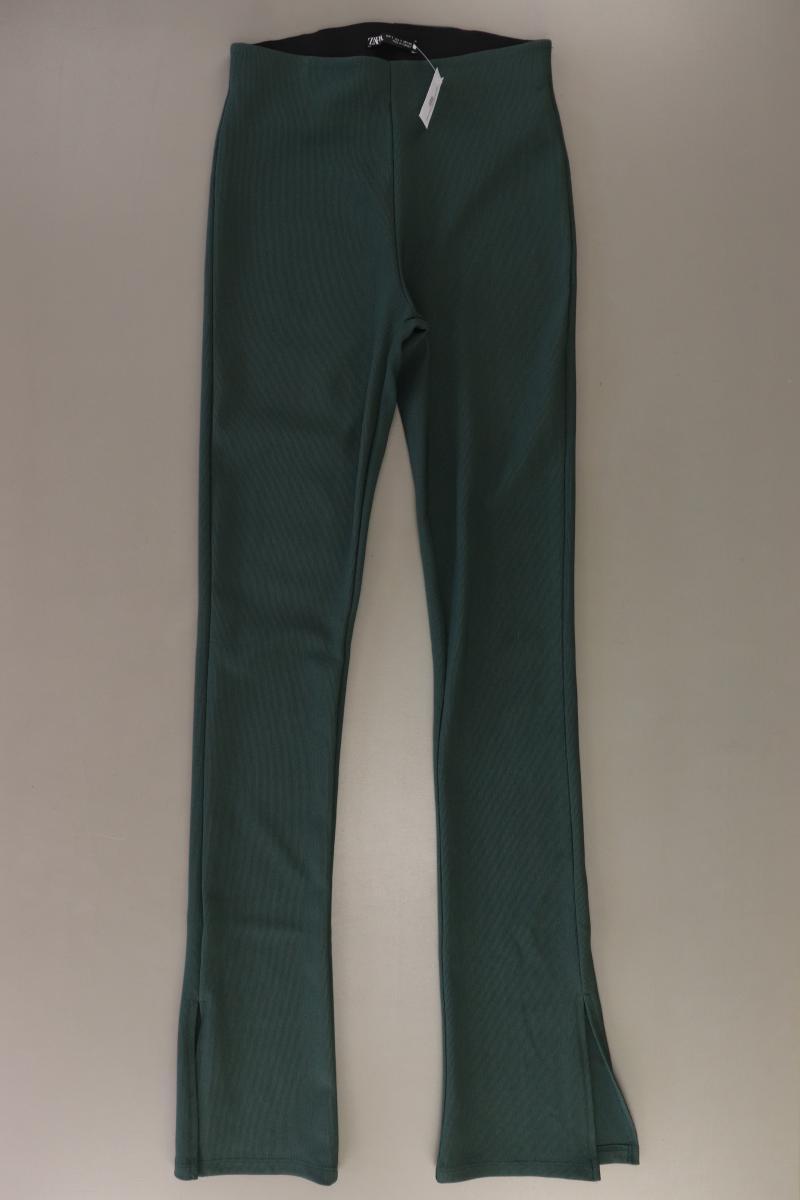 Zara Leggings Gr. S grün aus Polyester