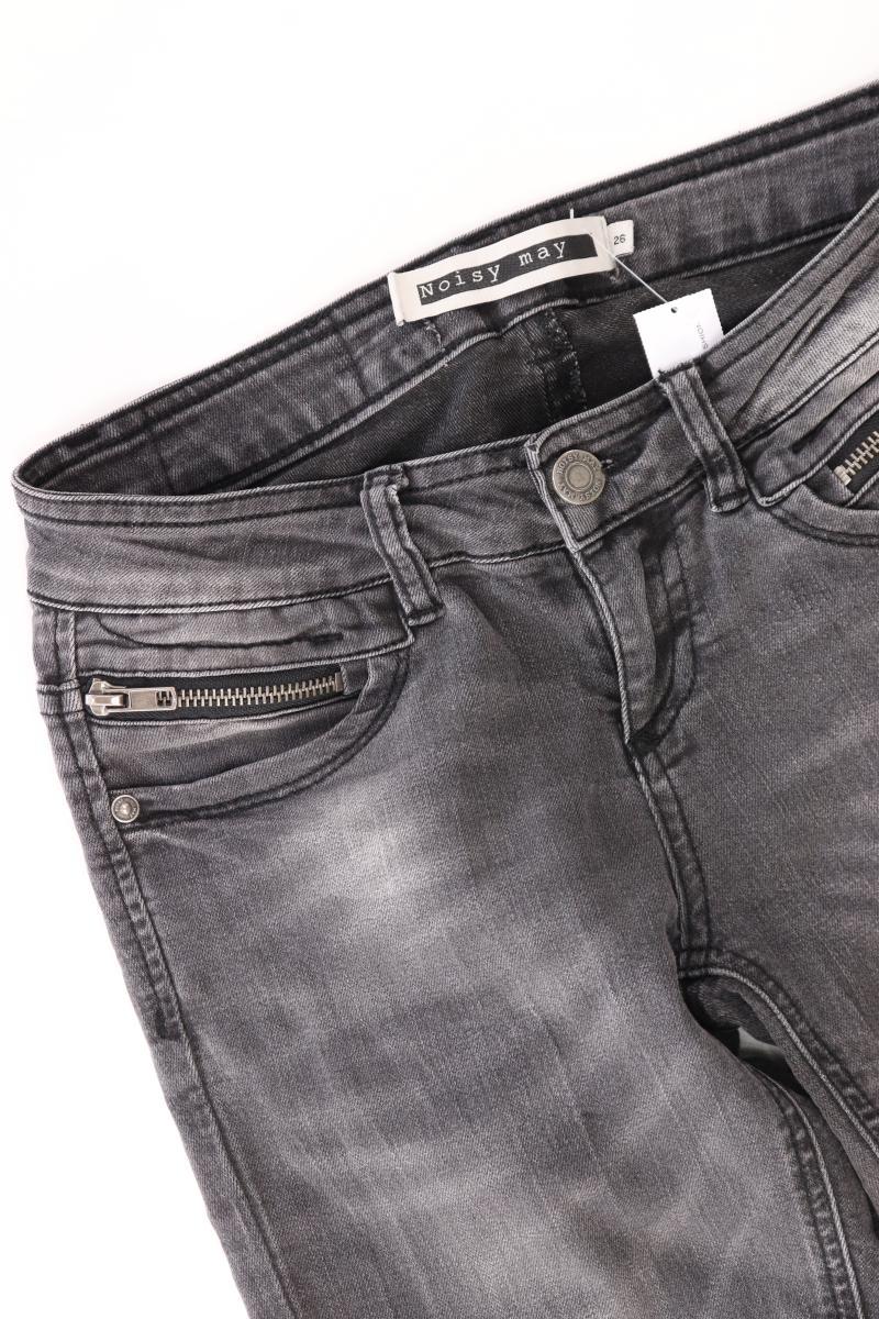 Noisy May Skinny Jeans Gr. W26 grau aus Baumwolle