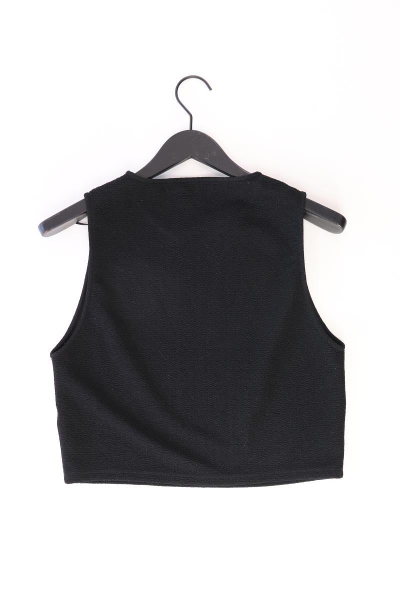 Zara Crop Top Gr. L schwarz aus Polyester